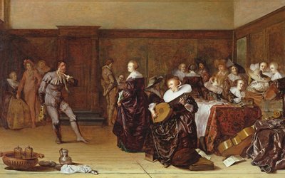 Tanzparty, 17. Jahrhundert von Pieter Codde